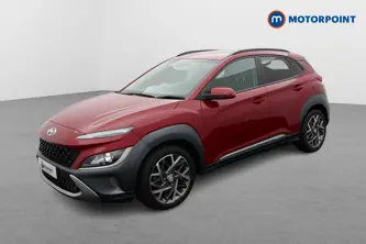 Hyundai Kona Premium Automatic Petrol-Electric Hybrid SUV - Stock Number (1645722) - Passenger side front corner