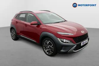 Hyundai Kona Premium Automatic Petrol-Electric Hybrid SUV - Stock Number (1645722) - Drivers side front corner