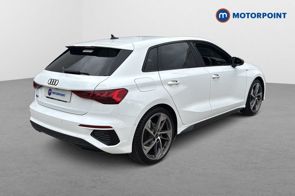Audi A3 Black Edition Automatic Diesel Hatchback - Stock Number (1653516) - Passenger side rear corner