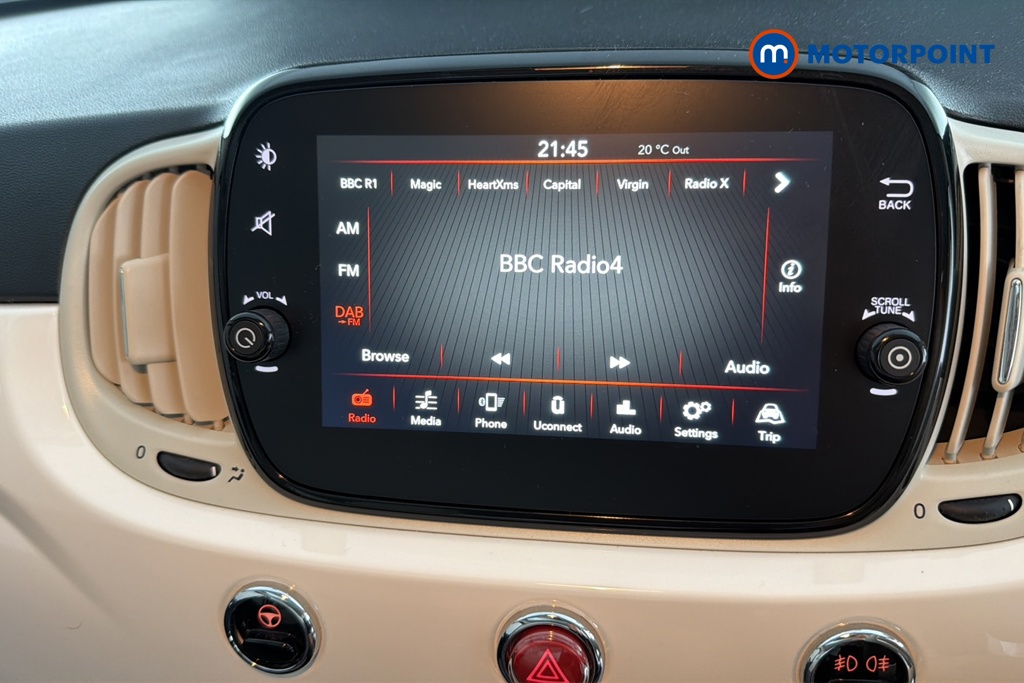 Fiat 500 Lounge Automatic Petrol Hatchback - Stock Number (1654170) - 8th supplementary image