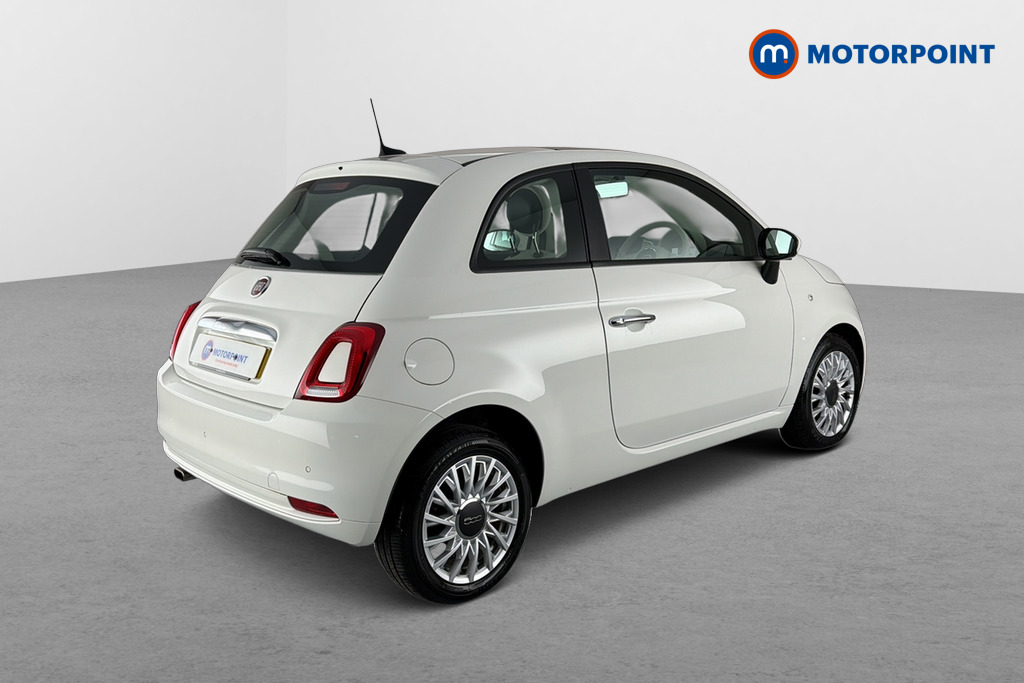 Fiat 500 Lounge Automatic Petrol Hatchback - Stock Number (1654170) - Passenger side rear corner