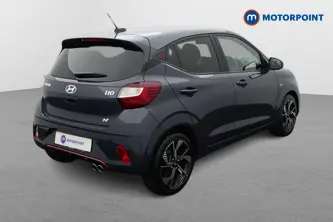 Hyundai I10 N Line Manual Petrol Hatchback - Stock Number (1648811) - Drivers side rear corner
