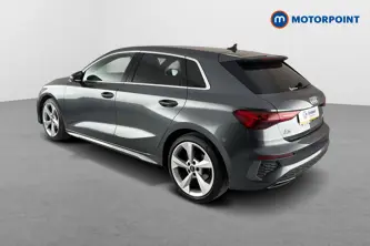 Audi A3 S Line Manual Petrol Hatchback - Stock Number (1652561) - Drivers side rear corner