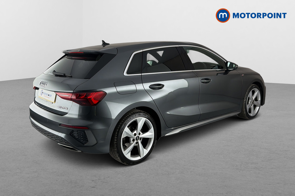 Audi A3 S Line Manual Petrol Hatchback - Stock Number (1652561) - Passenger side rear corner