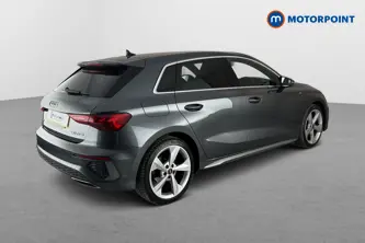 Audi A3 S Line Manual Petrol Hatchback - Stock Number (1652561) - Passenger side rear corner