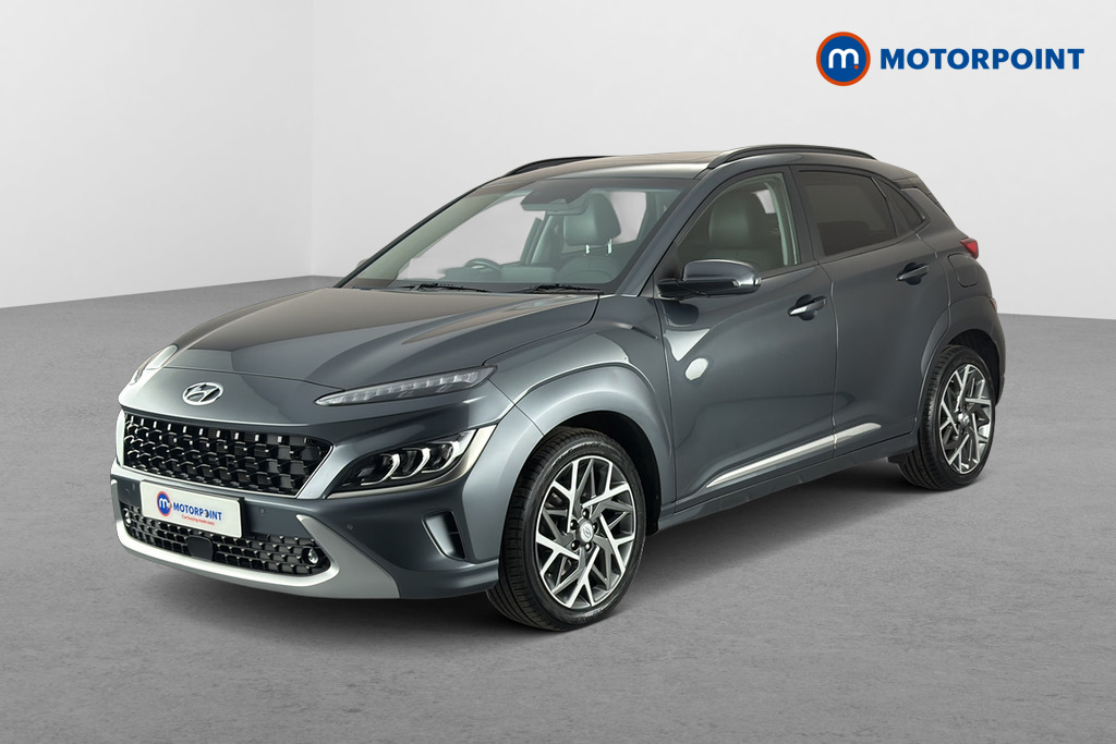 Hyundai Kona Ultimate Automatic Petrol-Electric Hybrid SUV - Stock Number (1654699) - Passenger side front corner