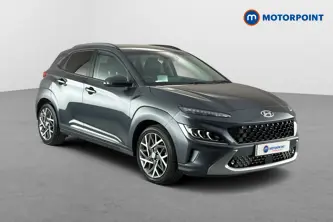 Hyundai Kona Ultimate Automatic Petrol-Electric Hybrid SUV - Stock Number (1654699) - Drivers side front corner