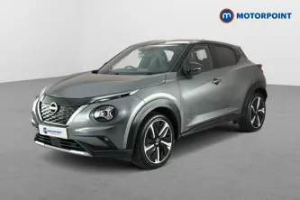 Nissan Juke Tekna-Plus Automatic Petrol-Electric Hybrid SUV - Stock Number (1648205) - Passenger side front corner