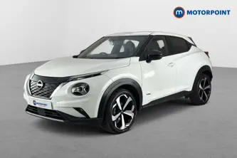Nissan Juke Tekna Automatic Petrol-Electric Hybrid SUV - Stock Number (1654839) - Passenger side front corner