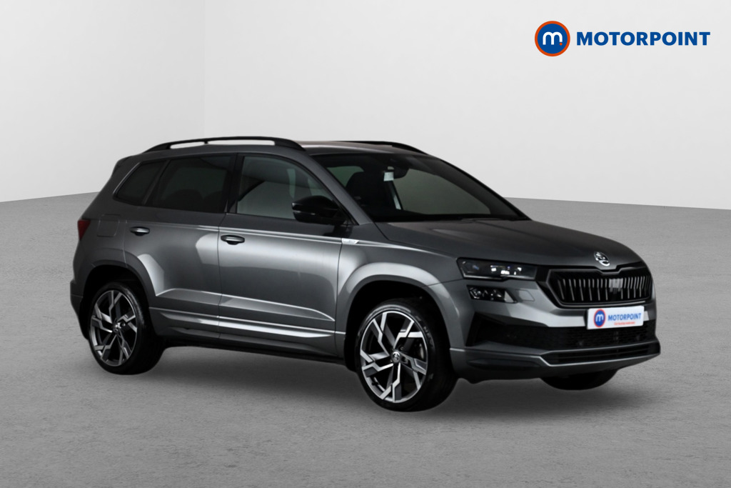 Skoda Karoq Sportline Automatic Petrol SUV - Stock Number (1638633) - Drivers side front corner