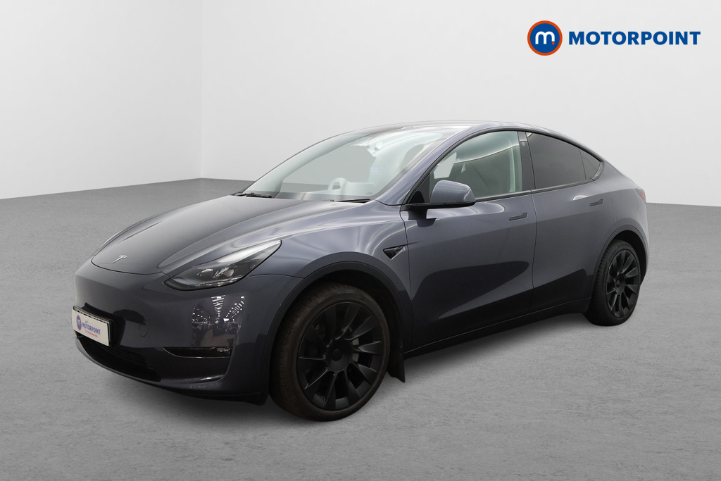 Tesla Model Y Long Range Automatic Electric SUV - Stock Number (1648195) - Passenger side front corner