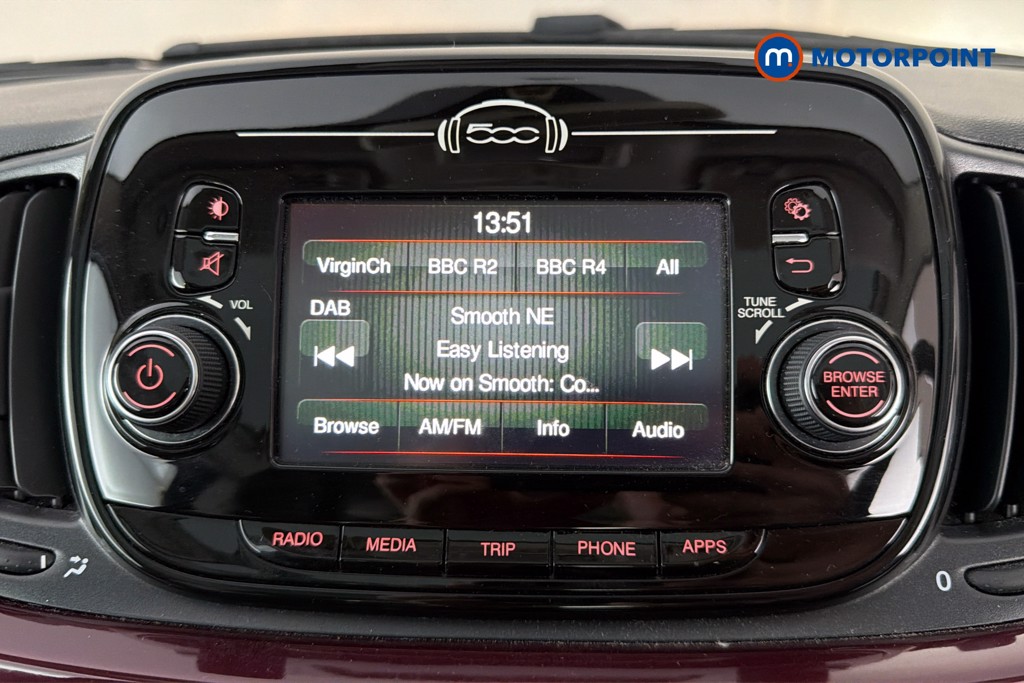 Fiat 500 Lounge Manual Petrol Hatchback - Stock Number (1641027) - 9th supplementary image