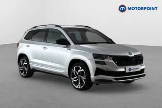 Skoda Karoq Sportline Edition Automatic Petrol SUV - Stock Number (1648035) - Drivers side front corner
