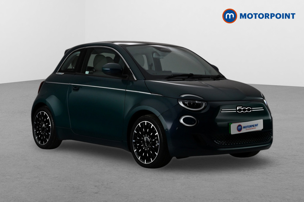 Fiat 500 La Prima Automatic Electric Hatchback - Stock Number (1653613) - Drivers side front corner