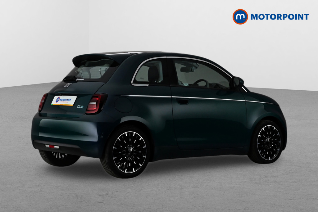 Fiat 500 La Prima Automatic Electric Hatchback - Stock Number (1653613) - Drivers side rear corner