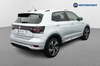 Volkswagen T-Cross R-Line Manual Petrol SUV - Stock Number (1653808) - Drivers side rear corner