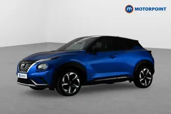 Nissan Juke Tekna-Plus Automatic Petrol-Electric Hybrid SUV - Stock Number (1651902) - Passenger side front corner
