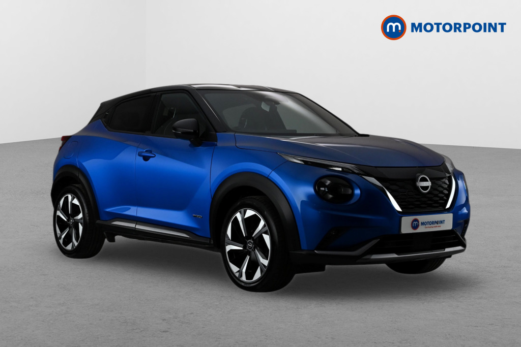 Nissan Juke Tekna-Plus Automatic Petrol-Electric Hybrid SUV - Stock Number (1651902) - Drivers side front corner