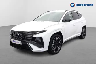 Hyundai Tucson N Line Automatic Petrol-Electric Hybrid SUV - Stock Number (1655980) - Passenger side front corner