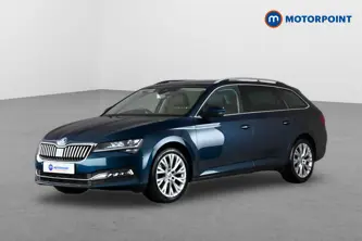 Skoda Superb Se L Manual Petrol Estate - Stock Number (1648305) - Passenger side front corner