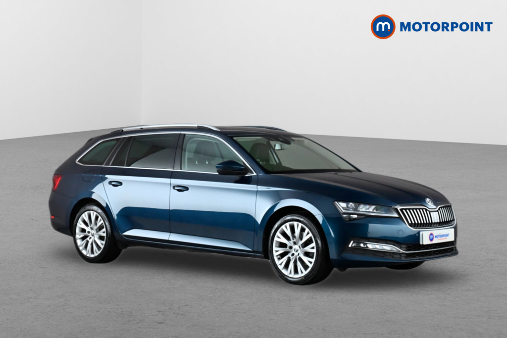 Skoda Superb Se L Manual Petrol Estate - Stock Number (1648305) - Drivers side front corner