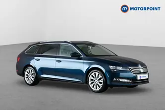 Skoda Superb Se L Manual Petrol Estate - Stock Number (1648305) - Drivers side front corner