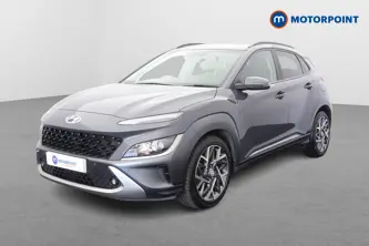 Hyundai Kona Premium Automatic Petrol-Electric Hybrid SUV - Stock Number (1651470) - Passenger side front corner