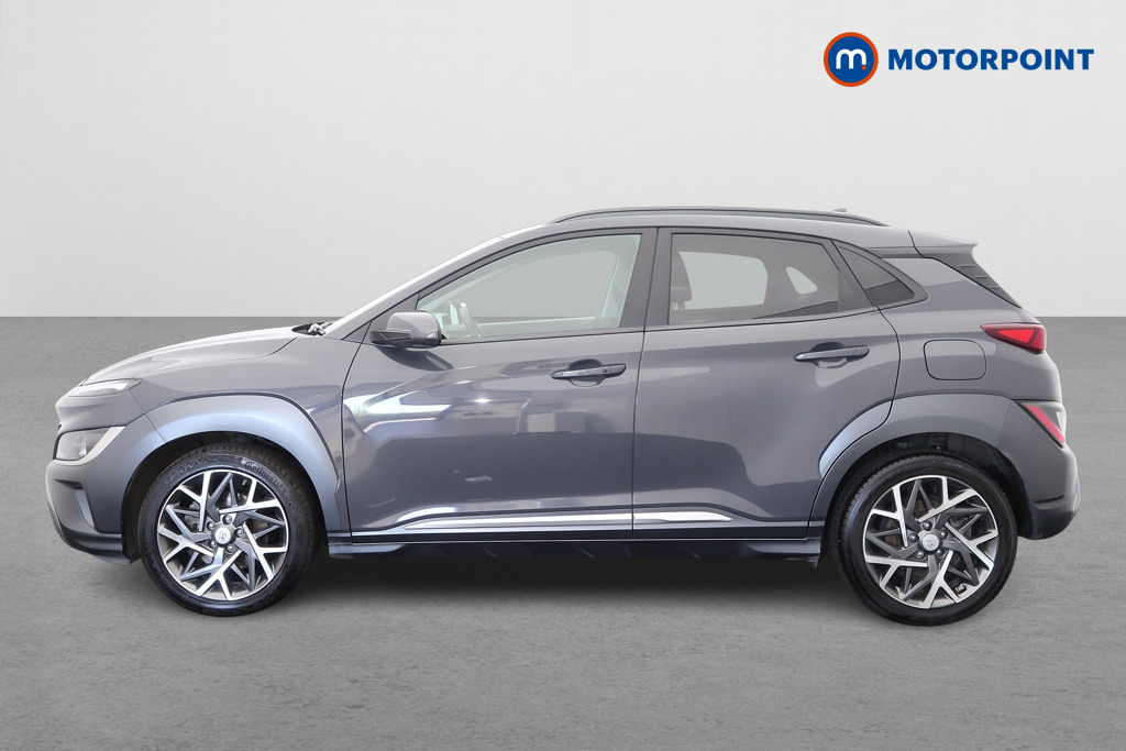Hyundai Kona Premium Automatic Petrol-Electric Hybrid SUV - Stock Number (1651470) - Passenger side