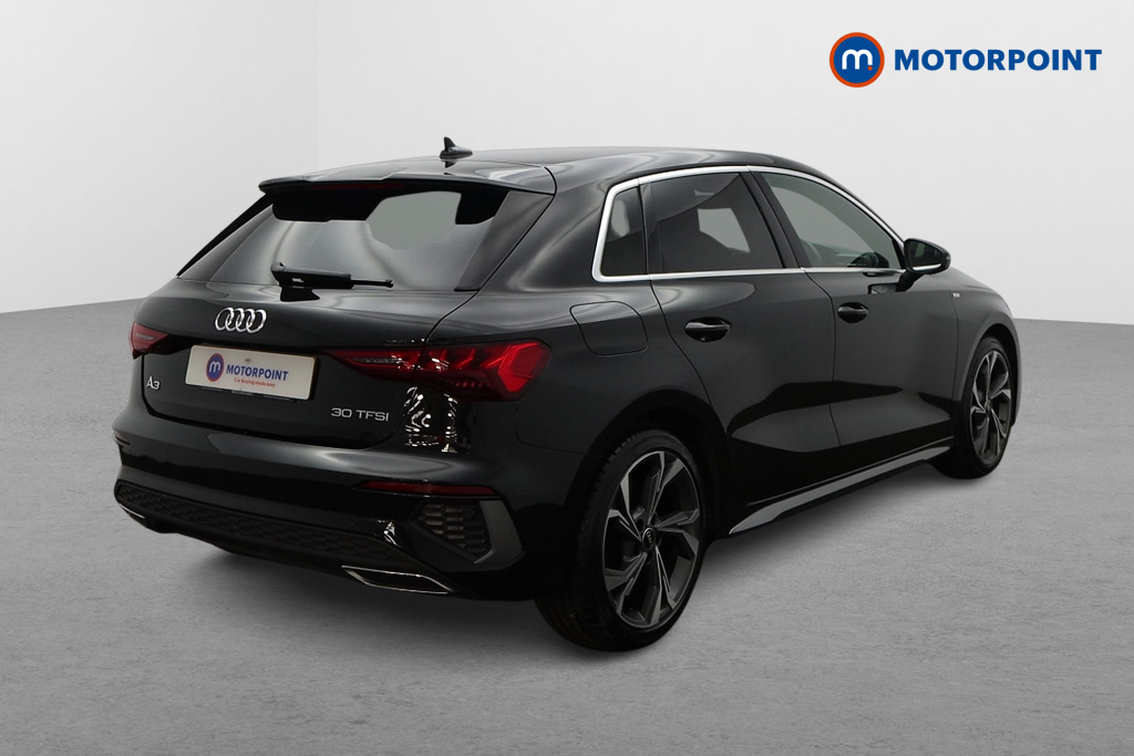 Audi A3 S Line Automatic Petrol Hatchback - Stock Number (1653332) - Drivers side rear corner