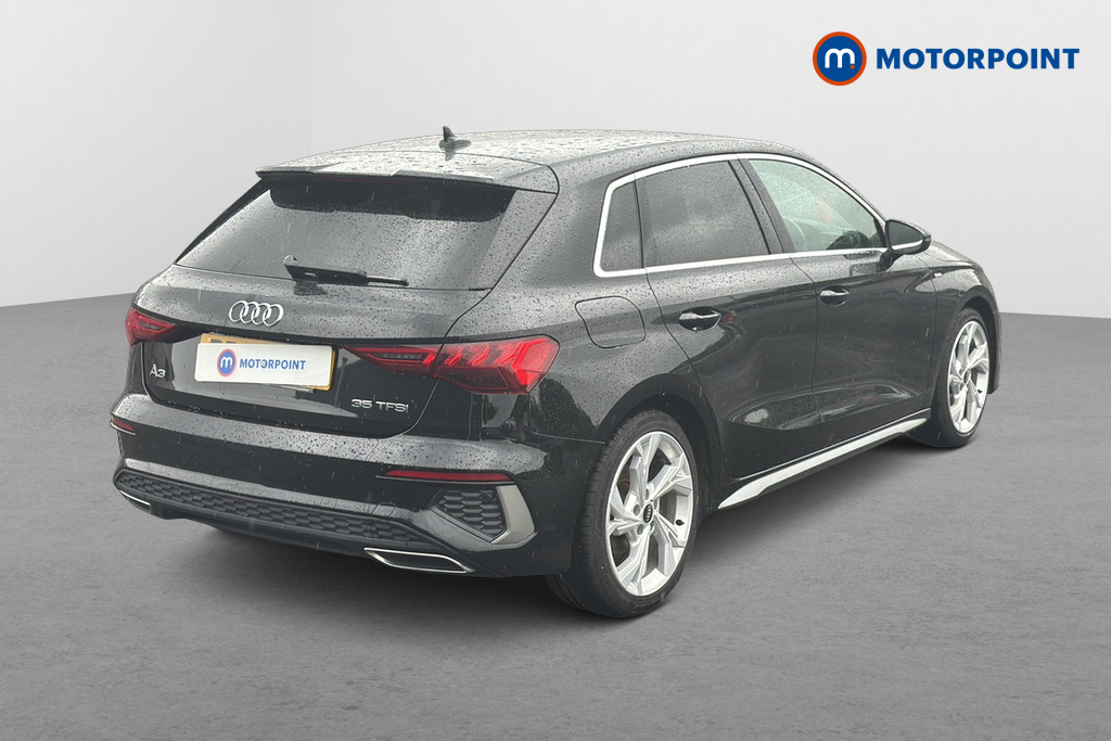 Audi A3 S Line Automatic Petrol Hatchback - Stock Number (1642242) - Passenger side rear corner
