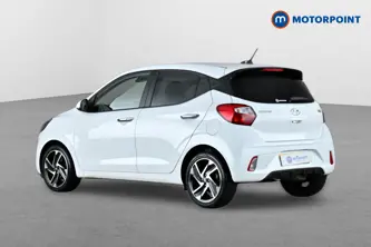 Hyundai I10 Premium Automatic Petrol Hatchback - Stock Number (1646453) - Passenger side rear corner