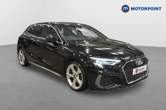 Audi A3 S Line Automatic Petrol Hatchback - Stock Number (1649458) - Drivers side front corner