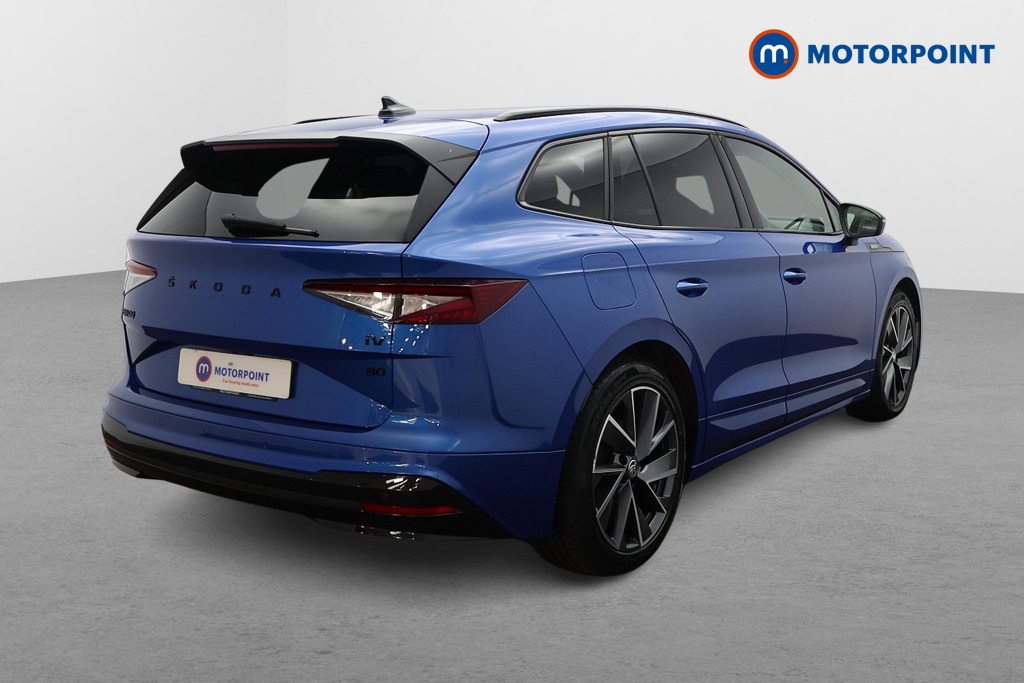 Skoda Enyaq 80 Sportline Plus Automatic Electric SUV - Stock Number (1655675) - Drivers side rear corner