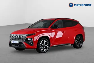 Hyundai Tucson N Line Automatic Petrol-Electric Hybrid SUV - Stock Number (1657656) - Passenger side front corner