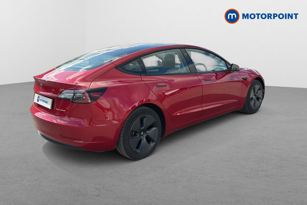 Tesla Model 3 Long Range Automatic Electric Saloon - Stock Number (1657771) - Passenger side rear corner