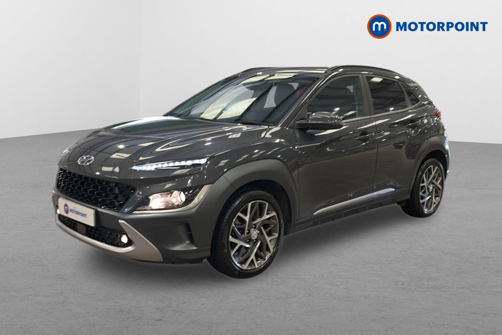 Hyundai Kona Premium Automatic Petrol-Electric Hybrid SUV - Stock Number (1653321) - Passenger side front corner