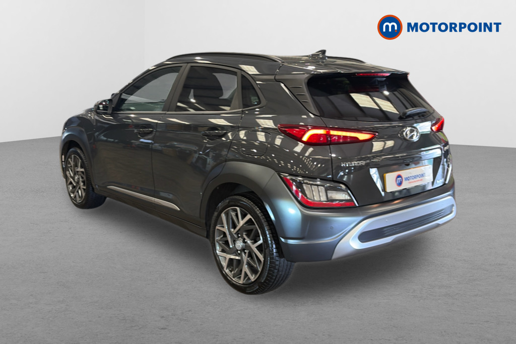 Hyundai Kona Premium Automatic Petrol-Electric Hybrid SUV - Stock Number (1653321) - Passenger side rear corner