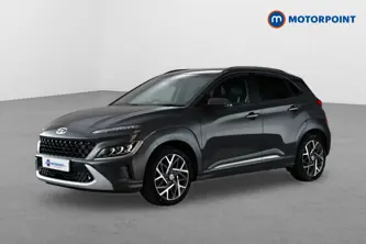 Hyundai Kona Ultimate Automatic Petrol-Electric Hybrid SUV - Stock Number (1655902) - Passenger side front corner