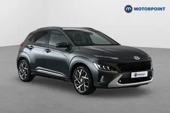 Hyundai Kona Ultimate Automatic Petrol-Electric Hybrid SUV - Stock Number (1655902) - Drivers side front corner