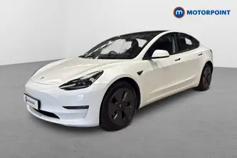 Tesla Model 3 Long Range Automatic Electric Saloon - Stock Number (1658166) - Passenger side front corner
