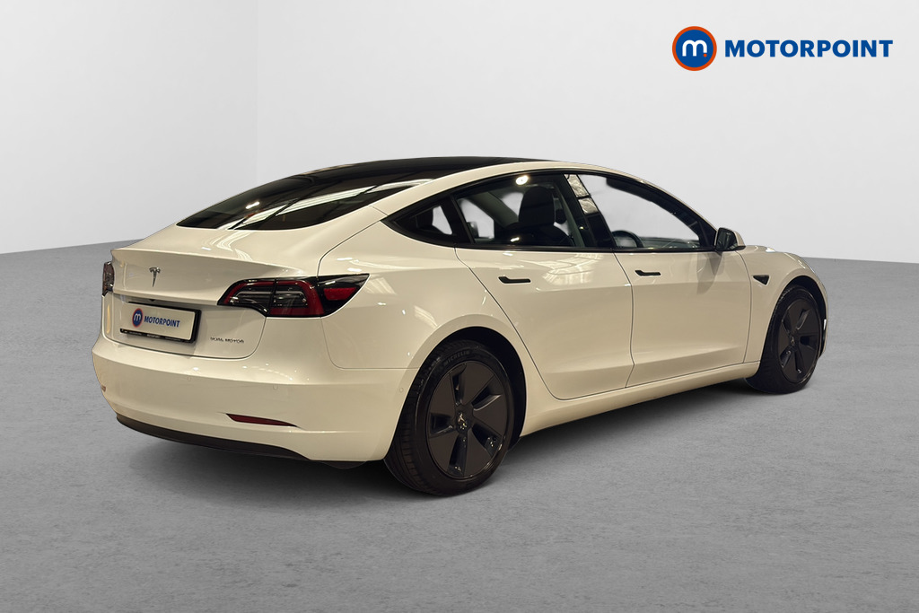 Tesla Model 3 Long Range Automatic Electric Saloon - Stock Number (1658166) - Passenger side rear corner