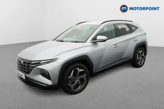 Hyundai Tucson Premium Automatic Petrol-Electric Hybrid SUV - Stock Number (1655314) - Passenger side front corner