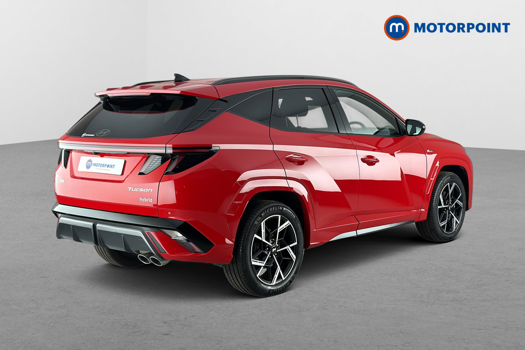 Hyundai Tucson N Line Automatic Petrol-Electric Hybrid SUV - Stock Number (1657716) - Passenger side rear corner