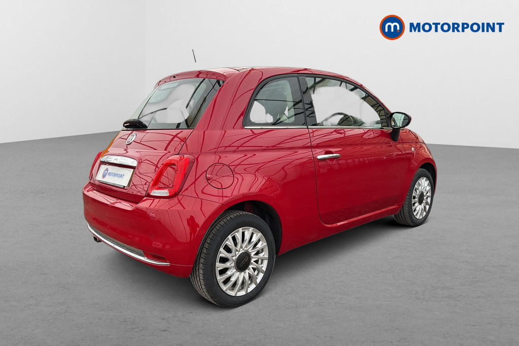Fiat 500 Lounge Manual Petrol Hatchback - Stock Number (1657203) - Passenger side rear corner