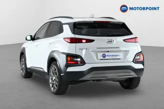 Hyundai Kona Premium Automatic Petrol-Electric Hybrid SUV - Stock Number (1658585) - Passenger side rear corner