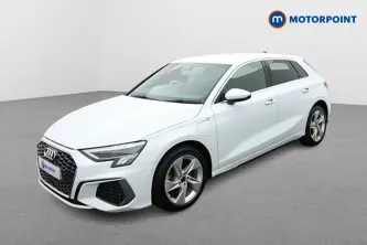 Audi A3 S Line Automatic Petrol Plug-In Hybrid Hatchback - Stock Number (1658833) - Passenger side front corner