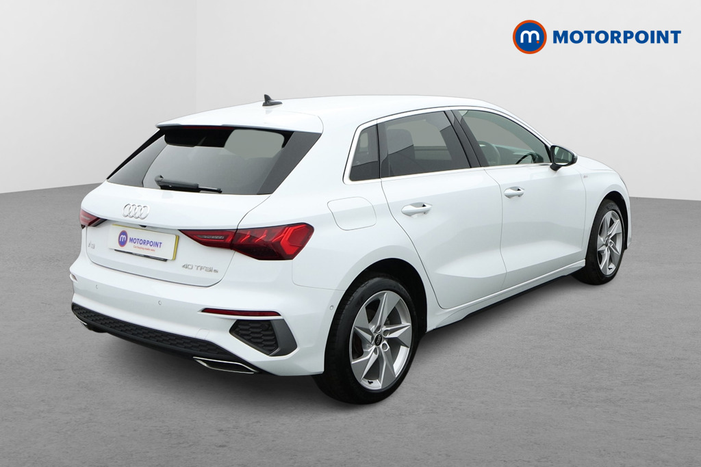 Audi A3 S Line Automatic Petrol Plug-In Hybrid Hatchback - Stock Number (1658833) - Drivers side rear corner