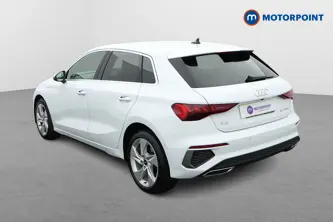 Audi A3 S Line Automatic Petrol Plug-In Hybrid Hatchback - Stock Number (1658833) - Passenger side rear corner