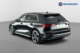 Audi A3 S Line Manual Petrol Hatchback - Stock Number (1659976) - Drivers side rear corner