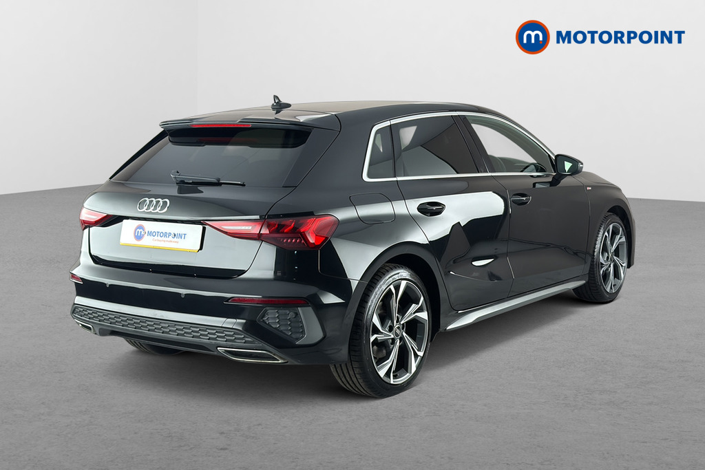 Audi A3 S Line Manual Petrol Hatchback - Stock Number (1659976) - Passenger side rear corner